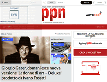 Tablet Screenshot of primapaginanews.it